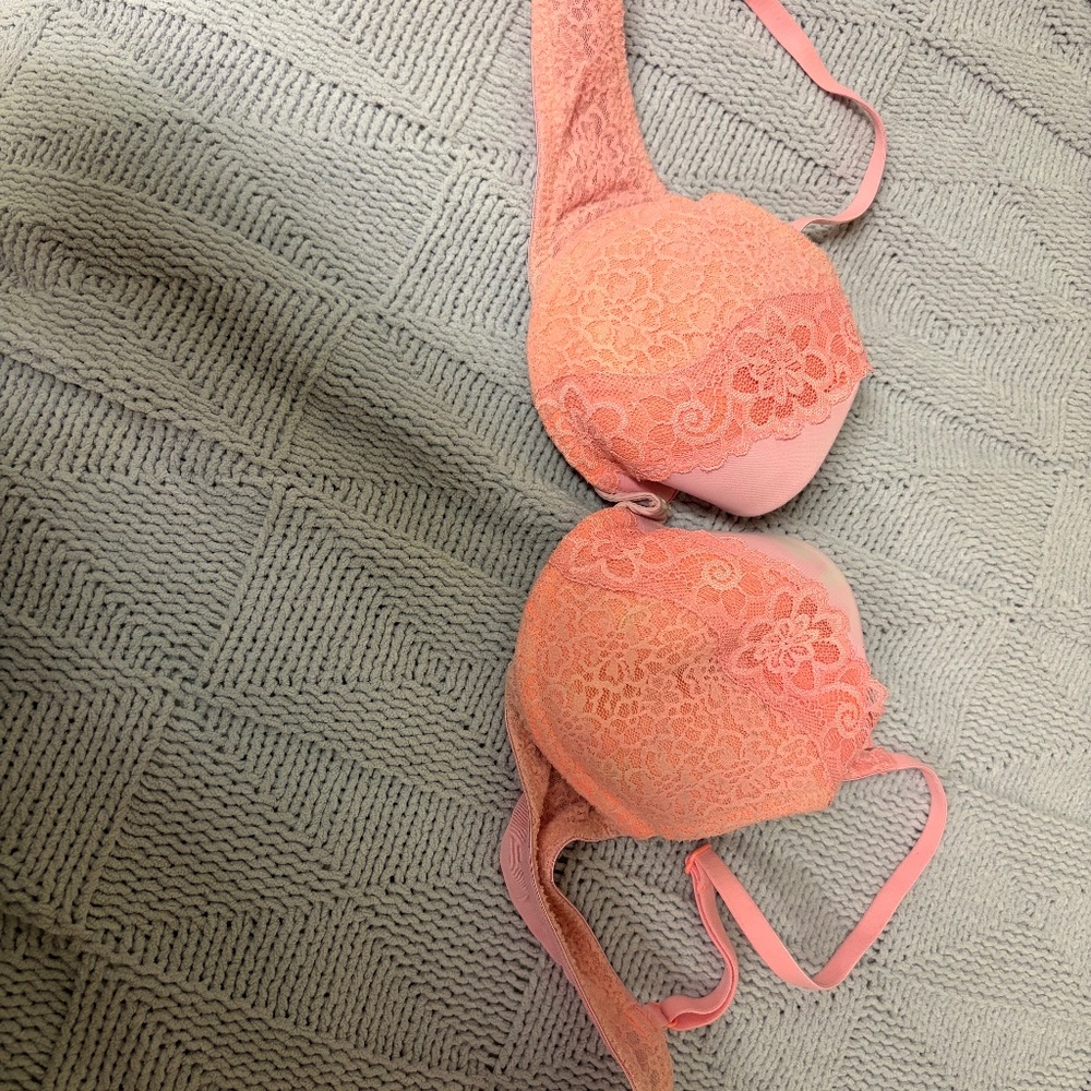 Aerie Katie Coral Lace 34B Bra
